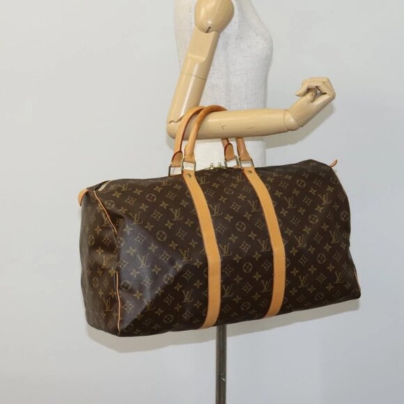 LOUIS VUITTON Monogram Keepall 50 Boston Bag - Picture 1 of 16